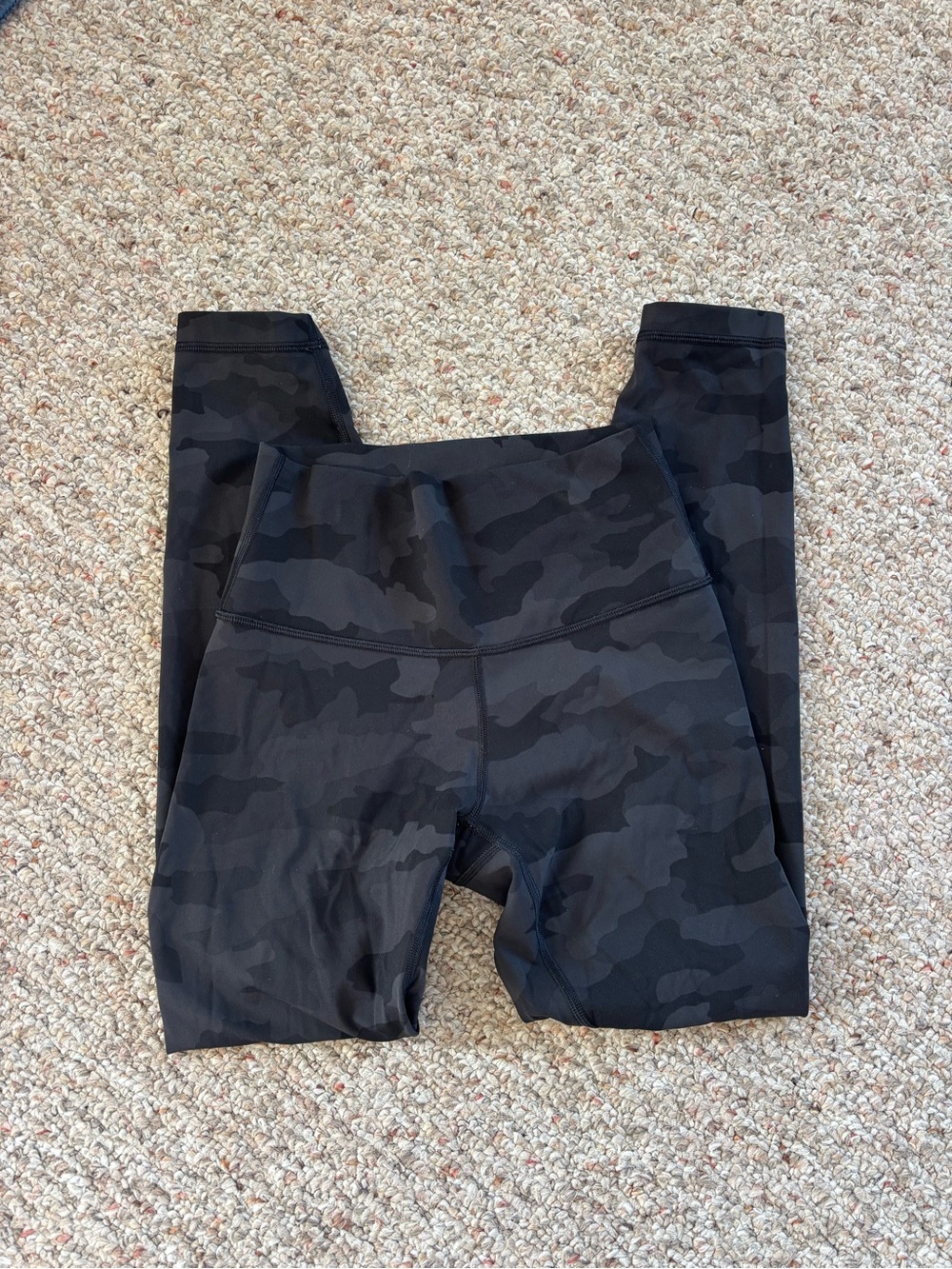 lululemon athletica Black Camo High-Rise Leggings
